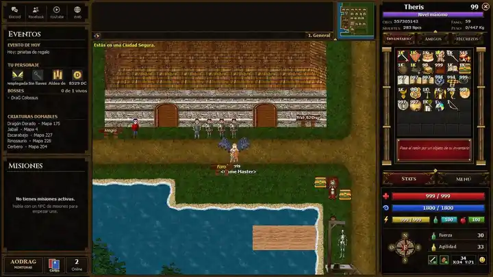 🛡️ Nuevo HUD para JuegosDragAO: más claro, más ordenado y más AoDrag